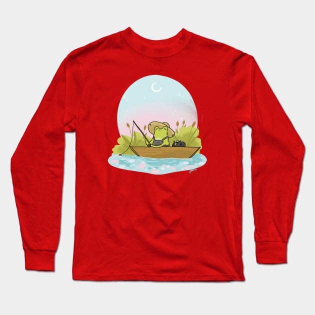 Fishing Trip Long Sleeve T-Shirt by Angry seagull noises